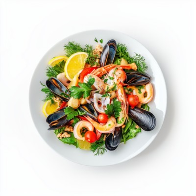 Фирменное блюдо Морской гриль прованс - купить в Комсомолке